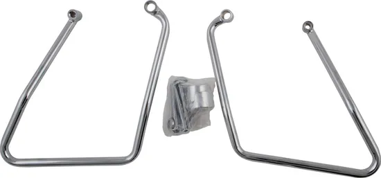 Harddrive Chrome Plated Steel Saddlebag Support Bracket