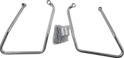 Harddrive Chrome Plated Steel Saddlebag Support Bracket