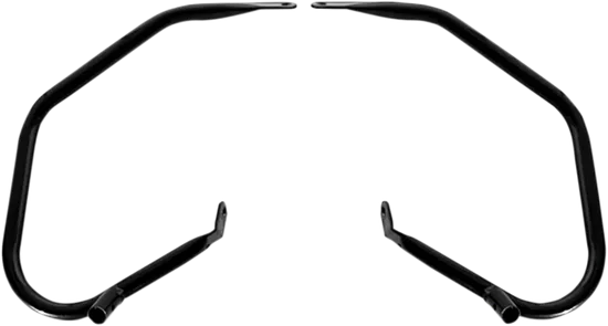 DS Black Gloss Saddlebag Guard Rail Crash Bar Pair