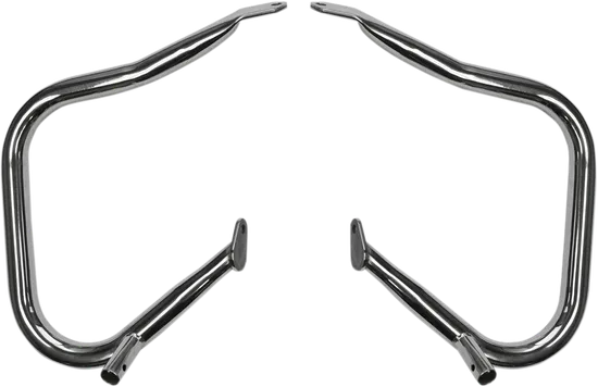 DS Chrome Saddlebag Guard Rail Crash Bar Pair