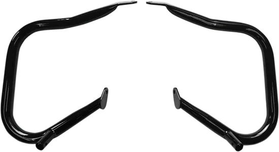 BC Big Buffalo Black Saddlebag Guard Rail Crash Bar Pair