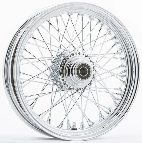 Harddrive Chrome Single Disc 60 Spoke Front Wheel 16 X3.5