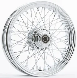 Harddrive Chrome Single Disc 60 Spoke Front Wheel 16 X3.5