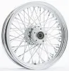 Harddrive Chrome Dual Disc 60 Spoke Front Wheel 16 X3.5