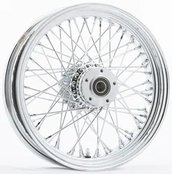 Harddrive Chrome 60 Spoke Rear Wheel 16x3.5