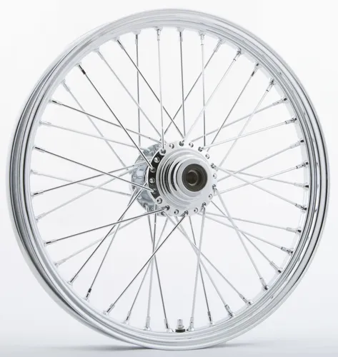 Harddrive Chrome Single Disc 40 Spoke Front Wheel 21 X2.15