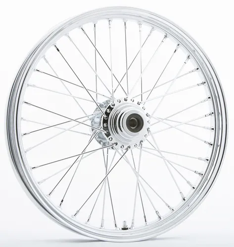 Harddrive Chrome Single Disc 40 Spoke Front Wheel 21 X2.15