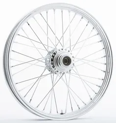 Harddrive Chrome Single Disc 40 Spoke Front Wheel 21 X2.15