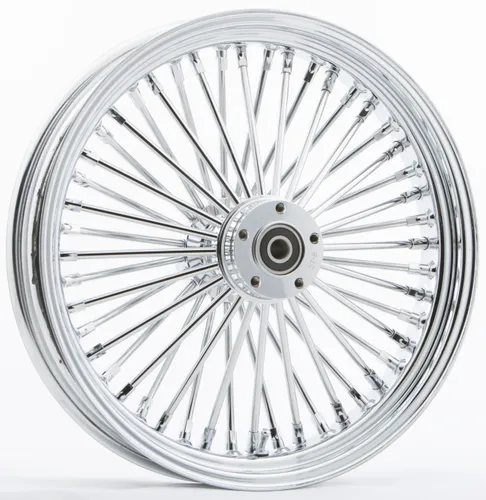 Harddrive Chrome Dual Disc 48 Spoke Front Wheel 21 X3.5