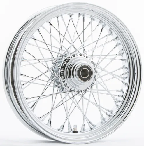 Harddrive Chrome Single Disc 60 Spoke Front Wheel 21 X3.5 1