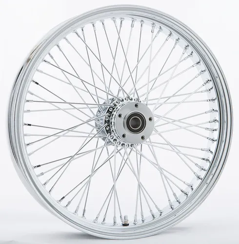 Harddrive Chrome Dual Disc 60 Spoke Front Wheel 21 X3.5 1