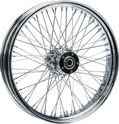 Harddrive Chrome Dual Disc 60 Spoke Front Wheel 21 X3.5