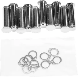 Harddrive Chrome Hand Control Pivot Pin w Clips