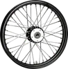 Harddrive Black Single Disc 40 Spoke Front Wheel 16 X3.5