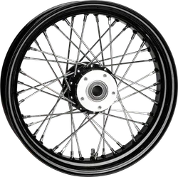 Harddrive Black Single Disc 40 Spoke Front Wheel 21 X2.15