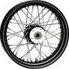 Harddrive Black Single Disc 40 Spoke Front Wheel 21 X2.15