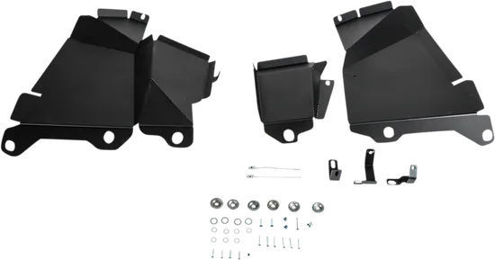 Moose Utility Black Footwell Protector Mud Splash Guard