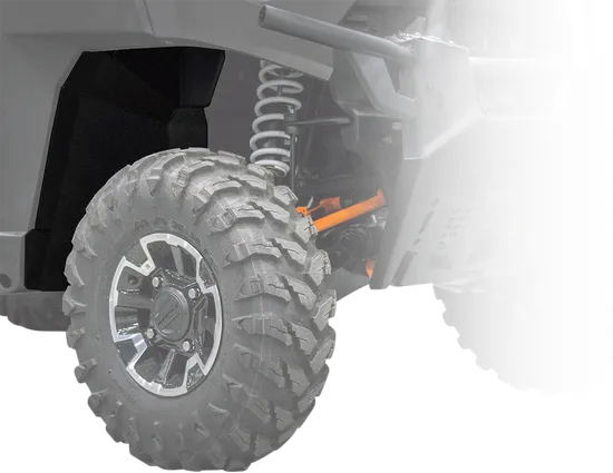 Moose Utility Black Footwell Protector Mud Splash Guard