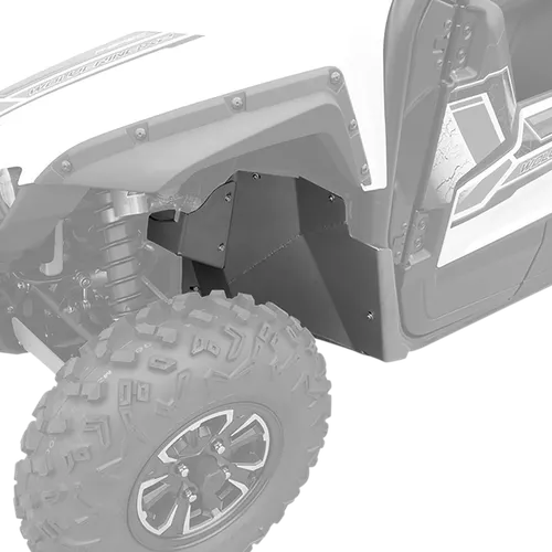 Moose Utility Black Footwell Protector Mud Splash Guard