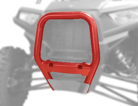 Moose Red 2 Steel Bull Bar Front Bumper