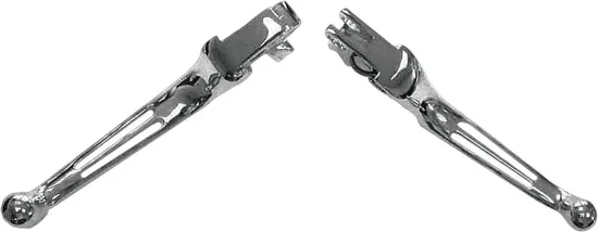 Harddrive Chrome Cable Clutch Brake 5 Hole Lever Set Pair