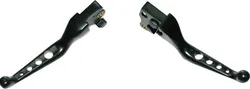 Harddrive Black Cable Clutch Brake 4 Hole Lever Set Pair