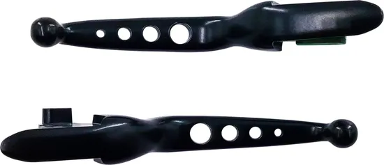 Harddrive Black Cable Clutch Brake 4 Hole Lever Set Pair