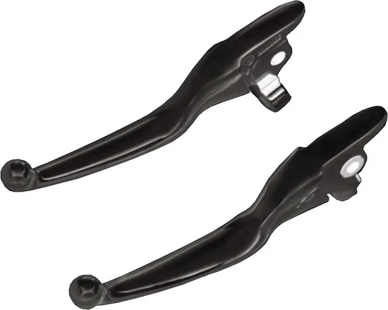 Harddrive Matte Black Cable Clutch Brake Smooth Lever Set Pair
