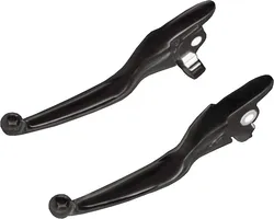 Harddrive Matte Black Cable Clutch Brake Smooth Lever Set Pair