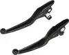 Harddrive Matte Black Cable Clutch Brake Smooth Lever Set Pair
