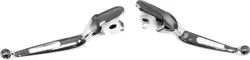 Harddrive Chrome Cable Clutch Brake Vortex Lever Set Pair