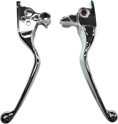 Harddrive Chrome Clutch Brake Smooth Lever Set Pair w Cable Clutch