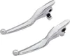 Harddrive Chrome Cable Clutch Brake Smooth Lever Set Pair