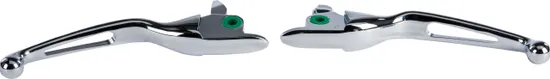 Harddrive Chrome Cable Brake Vortex Lever Set Pair w Hydro Clutch