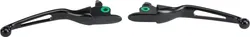 Harddrive Black Cable Brake Vortex Lever Set Pair w Hydro Clutch
