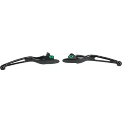 Harddrive Black Cable Brake Vortex Lever Set Pair w Hydro Clutch