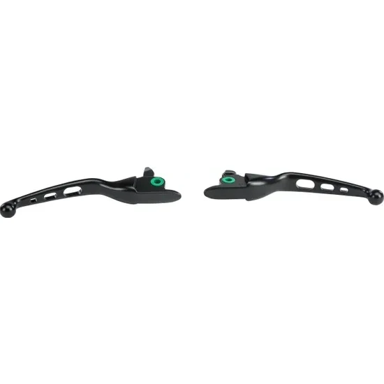 Harddrive Black Cable Clutch Brake Tri Hole Lever Set Pair 1