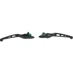 Harddrive Black Cable Clutch Brake Tri Hole Lever Set Pair