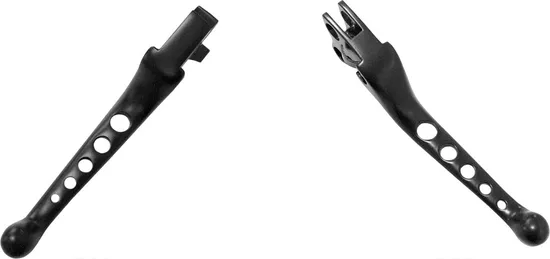 Harddrive Black Cable Clutch Brake 5 Hole Lever Set Pair