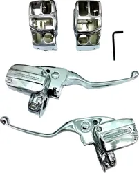 Harddrive Chrome Handlebar Controls Kit Hydraulic Clutch