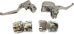 Harddrive Chrome Handlebar Hand Control Kit Non-ABS