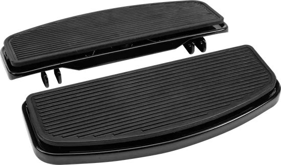 Harddrive Black Ribbed Rectangle Floorboard Kit