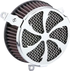 Cobra Chrome Swept Air Cleaner Filter Kit