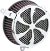 Cobra Chrome Swept Air Cleaner Filter Kit