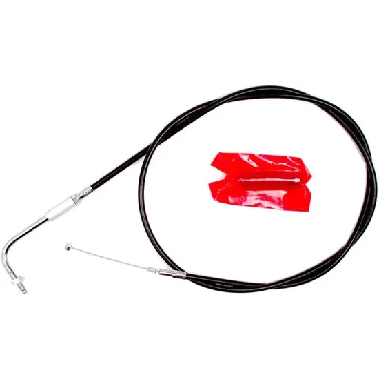 Motion Pro Black Vinyl Idle Cable +6in 2