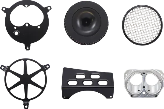 Cobra Black Spoke Air Cleaner Filter Kit