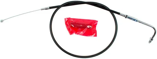 Motion Pro Black Vinyl Throttle Cable+10in