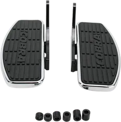 Cobra Chromed Steel Front Driver Floorboard Kit