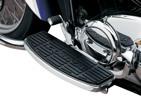 Cobra Chromed Steel Front Driver Floorboard Kit 2