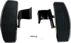 Cobra Chromed Steel Front Driver Floorboard Kit